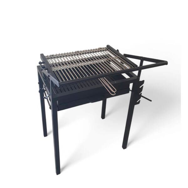 Baskisk Kullgrill * X * Cm, Med Regulering, Skuff og Flip