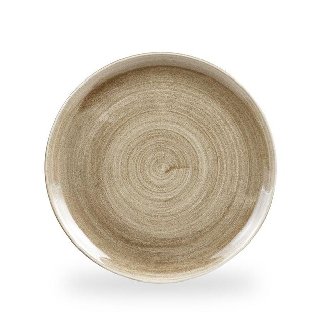 Stonecast Patina Antique Taupe Evolve Coupe Tallerken 28.8Cm