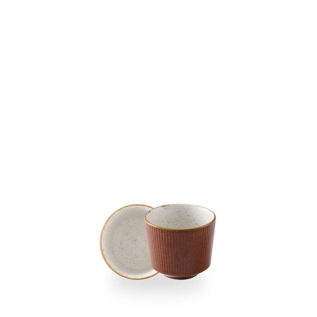 Cinnamon Brown Barley White Kochi Chip Mug 33cl H: 8.1cm Dia: 9.5cm