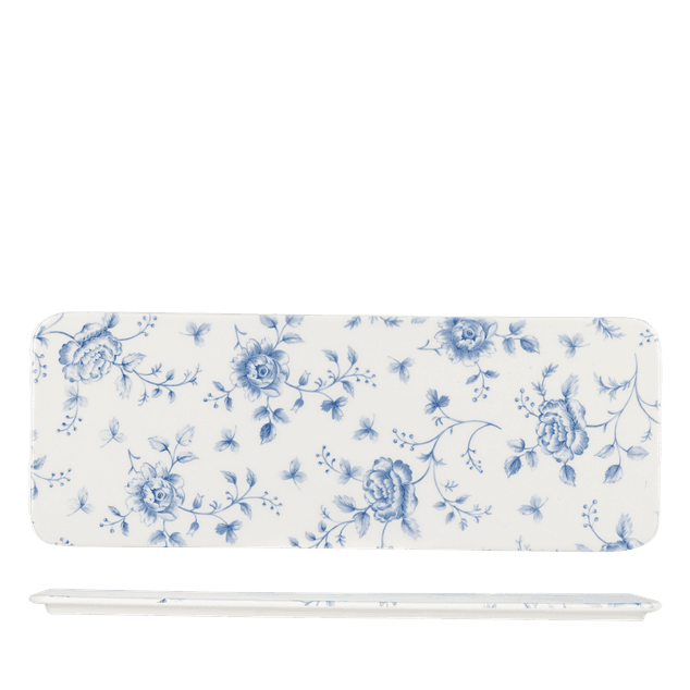 Rose Chintz Prague Rect Tile 37.6 X 14Cm