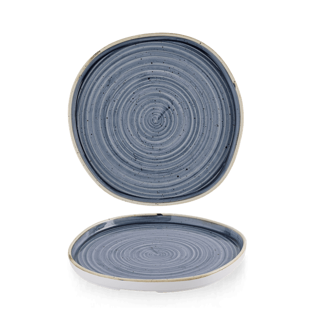 Stonecast Blueberry Organic Walled Plate 21cm H:2cm