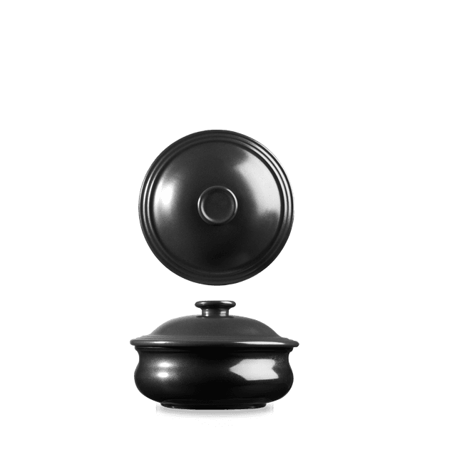 Rustics Black Sparkle Lokkded Stewpot 14Cm