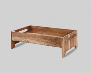 Wood Medium Rustic Nesting Crate 42.1 X 25.8 X 13.2Cm