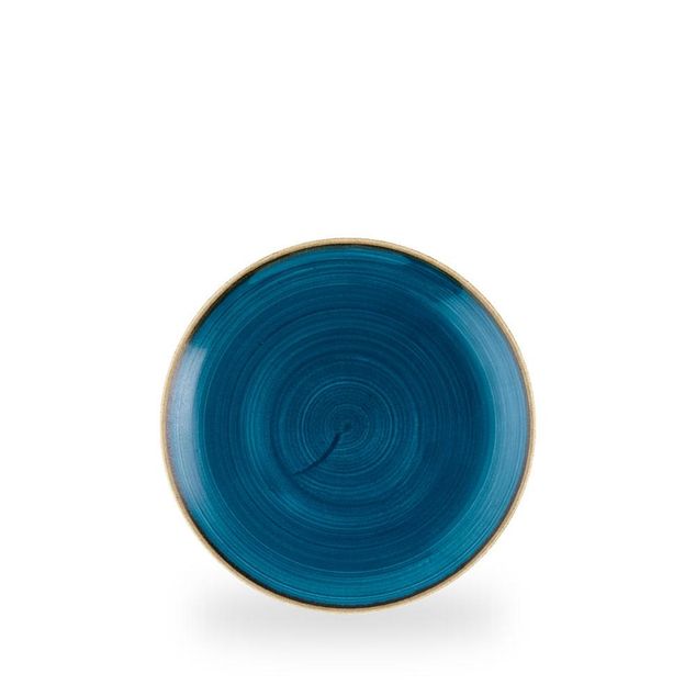 Stonecast Java Blue Evolve Coupe Plate 21.7cm