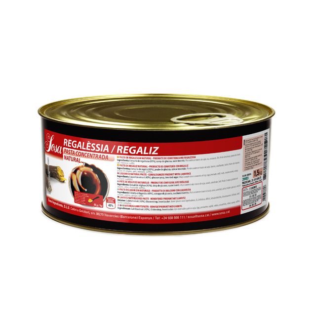 Sosa Liquorice Natural Paste 1,5kg