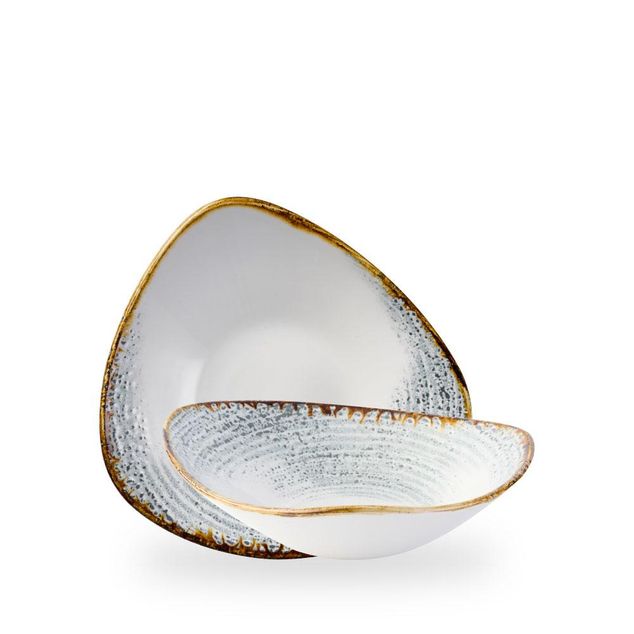 Homespun Accents Jasper Grey Lotus Bowl 23,5cm 60cl