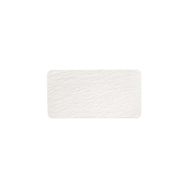 Manufacture Rock blanc Rectangular serving plate 690g