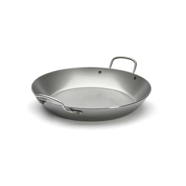 Steel Frying Pan W/ 2 Handles Carbone P