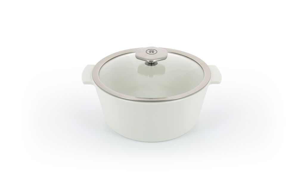 Revolution 2 Rund Cocotte 9''/22Cm Glass Induction