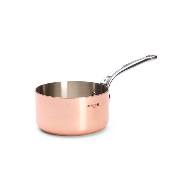 Kobber/Rf Stål Induction Kasserolle Uten Lokk Ø 16 Cm
