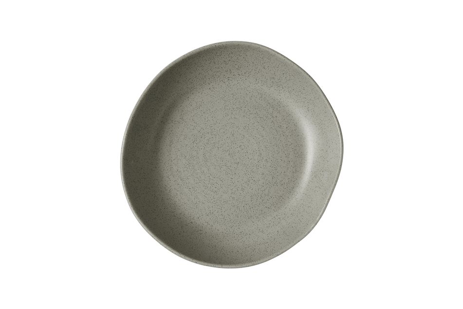 Stonecast Grey Natural Organic Deep Bowl * 25cm H:4.5cm 116cl