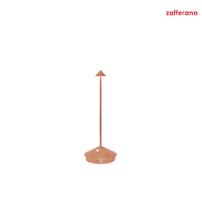 Pina Pro Table Lamp 105X290Mm White Copper Leaf 2,2Vv Led