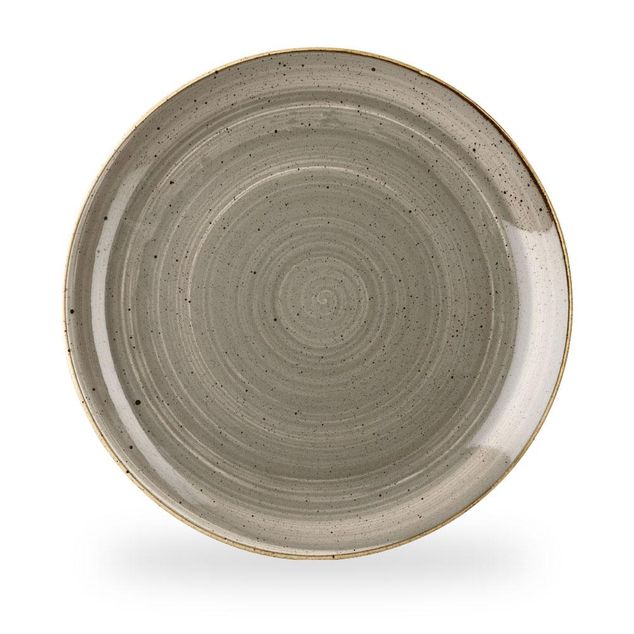 Stonecast Grey Coupe Evolve Tallerken 32.4Cm