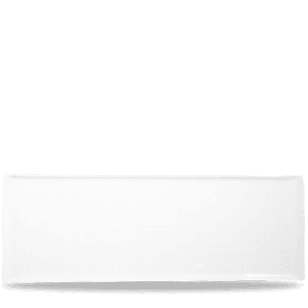 Plastic Rect Wh Melamine Fat 58 X 20Cm