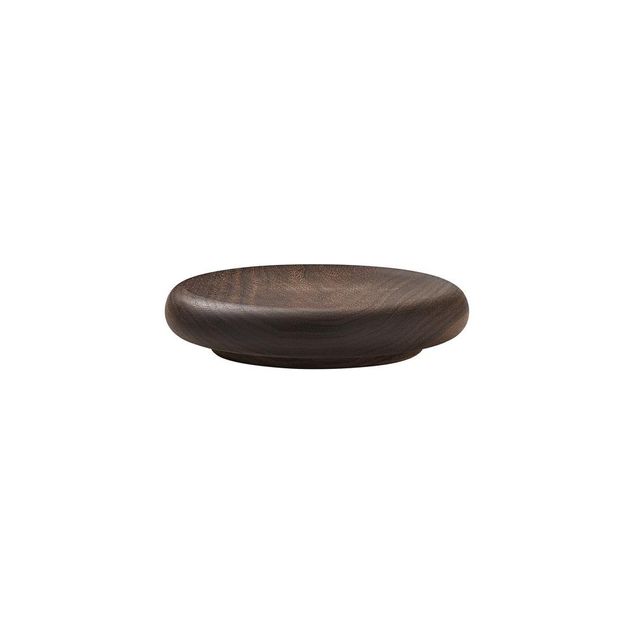 GRAVITY Raised Plate 132x28mm walnut - H:28cm