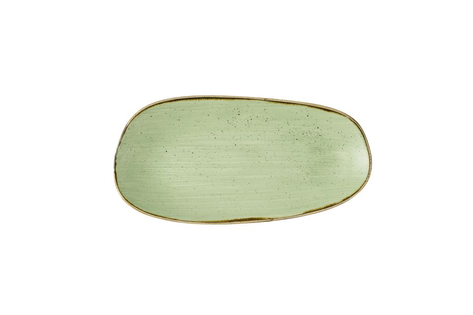 Stonecast Sage Green Opal * Organic Oblong Plate* 30 x 15cm