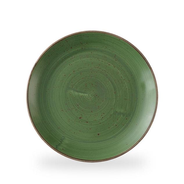 Stonecast Sorrel Green Evolve Coupe Plate 28.8cm