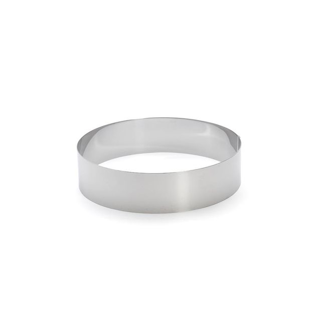 St. Steel Round Ring Dia:24 Cm Ht 6 Cm