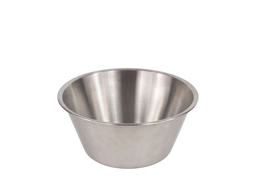 GOBEL Flat bottom bowl - stainless steel - 32 cm