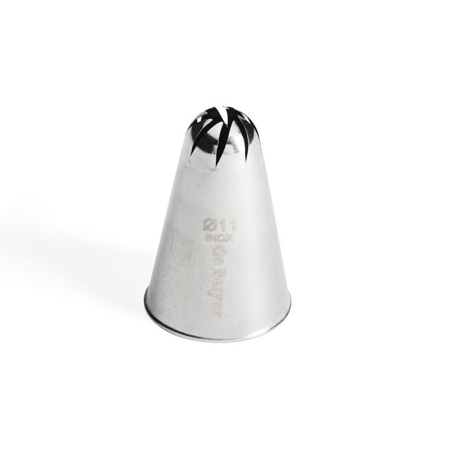 Rose Nozzle, Stainless Steel - 8 Points Ø3,6cm