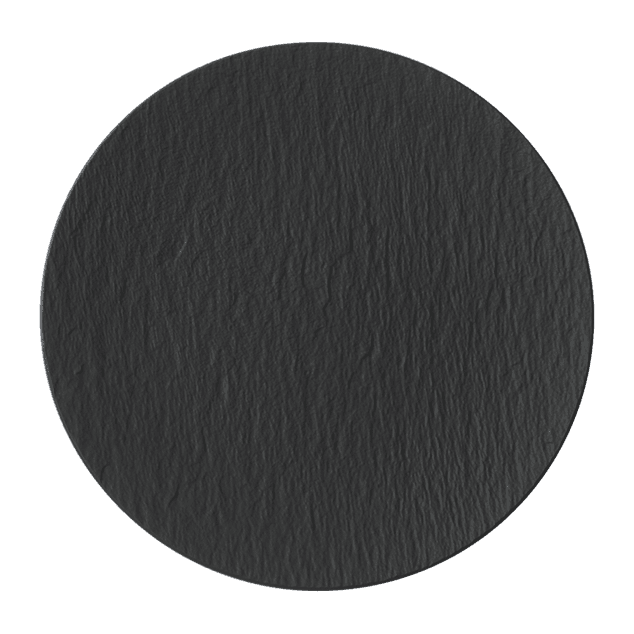 The Rock Black Shale Flat coupe plate 320x320x25mm