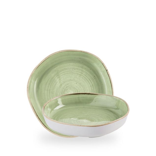 Stonecast Sage Green Organic Walled 23cm x 4.5cm