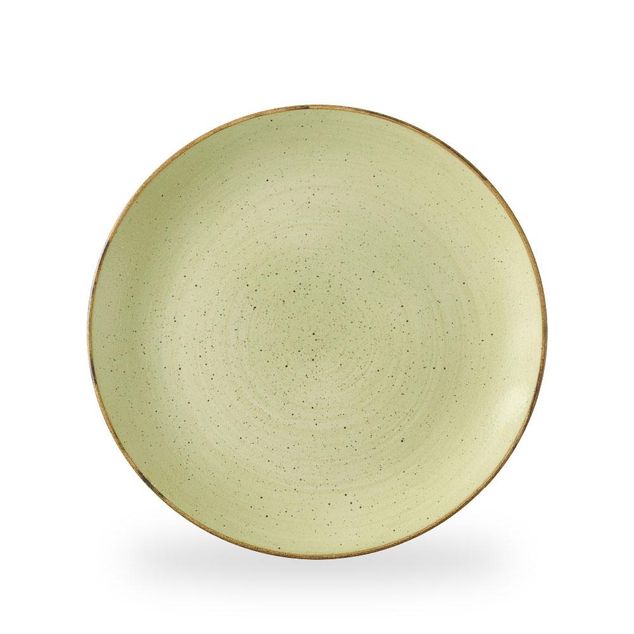 Stonecast Raw Green Evolve Coupe Plate 28.8cm