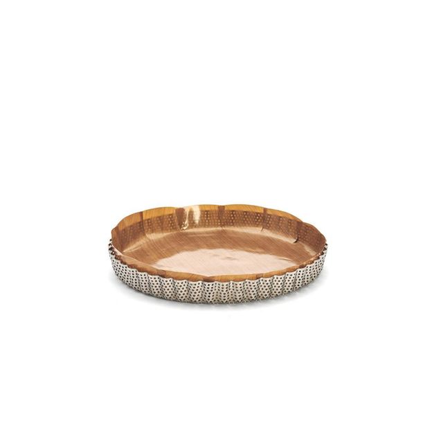 Perfo. Fluted Tart Mold St-St Remov.Base DIA: 24Cx2.5