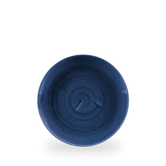 Stonecast Patina Cobalt Blue Evolve Coupe Tallerken 21.7Cm