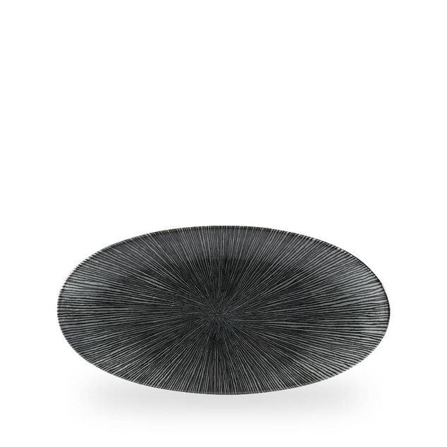 Studio Prints Agano Black Oval Chefs Tallerken 29.9 X 15Cm