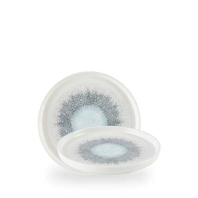 Studio Prints Fusion Blue Walled Plate 21cm H:2cm