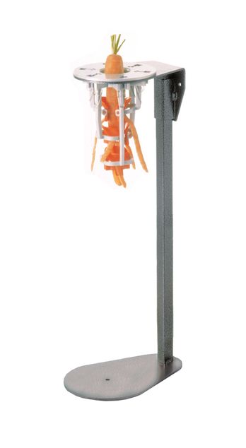 Louis Tellier Epoxy peeler on stand - Carrots