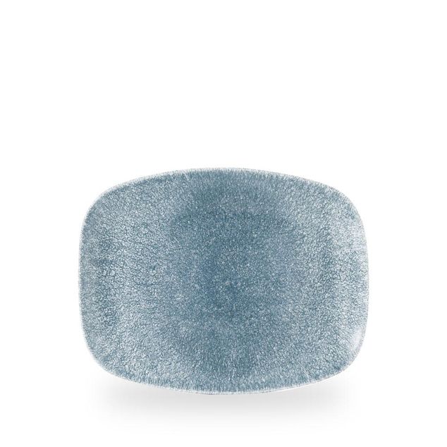 Raku Topaz Blue Chefs Oblong Tallerken 26.1 X 20.2Cm