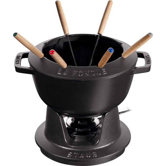 Fondue Sett 20Cm Sort M Blank Innside 2,35L