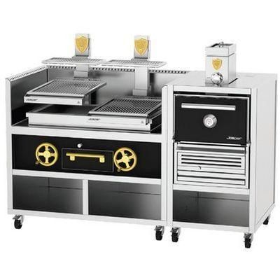 Josper Combo, HJA-PLUS-25 Charcoal Oven And Basque Grill With Two Modules