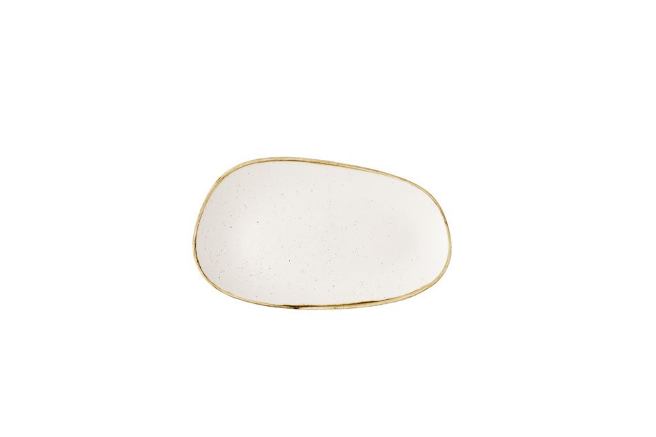 Stonecast Barley White Opal * Organic Oblong Plate* 22 x 13cm