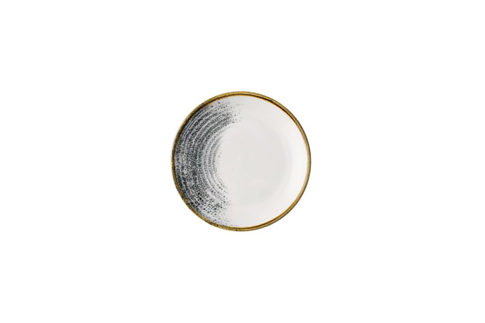 Homespun Accents Black Evolve Coupe Plate 16.5cm