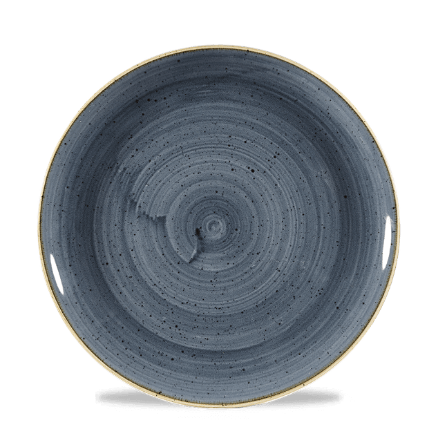 Stonecast Blueberry Evolve Coupe Plate 23.2cm