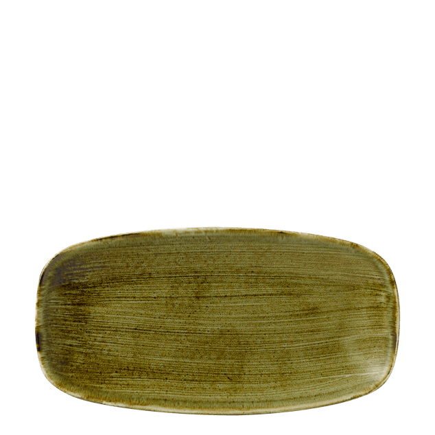 Stonecast Plume Olive Chefs Oblong Tallerken 29.8 X 15.3Cm
