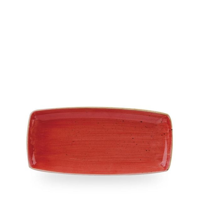 Stonecast Berry Red Oblong Tallerken 29.5Cm