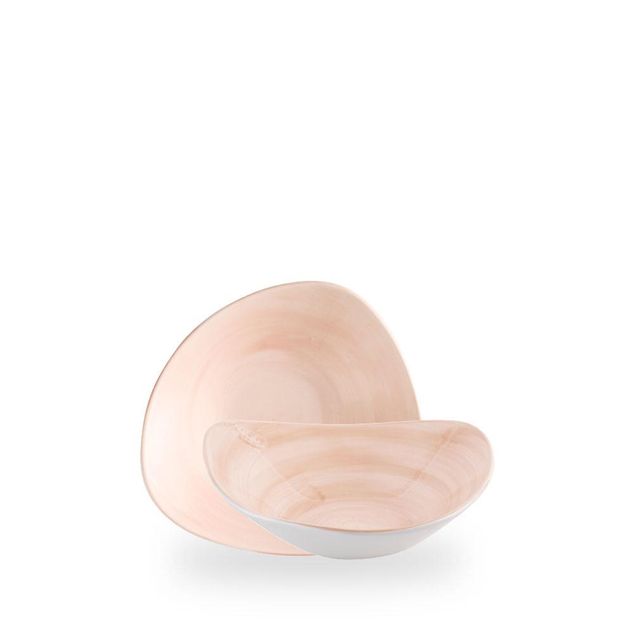 Stonecast Canvas Coral Lotus Bowl 18.5cm 37cl