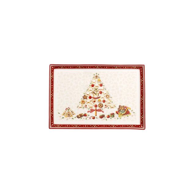 Winter Bakery Delight Rectangular cake platter 120 cl 1.84kg