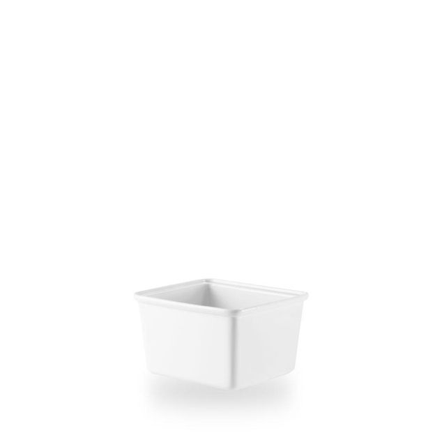 White Cookware Rectangle Casserole Ildfast 18 X 19.4 X 11.5Cm