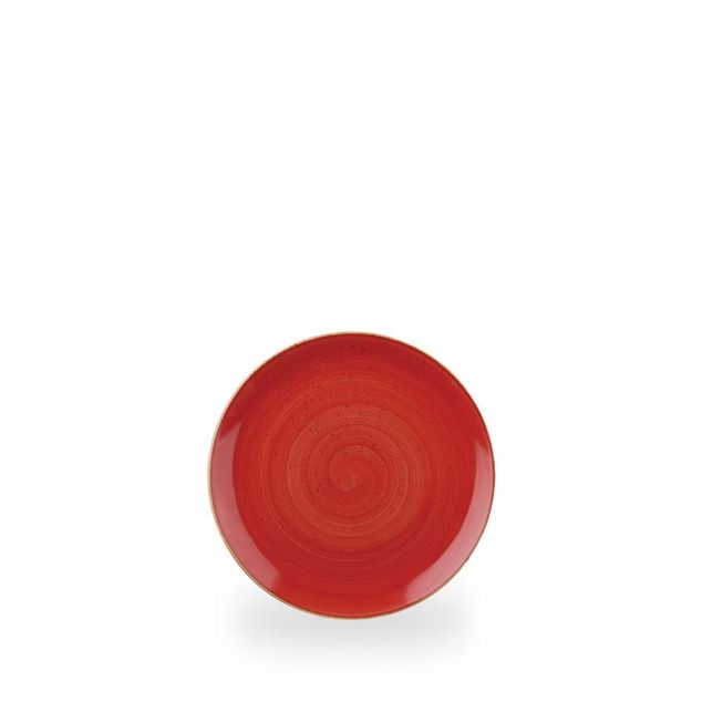 Stonecast Berry Red Evolve Coupe Tallerken 16.5Cm