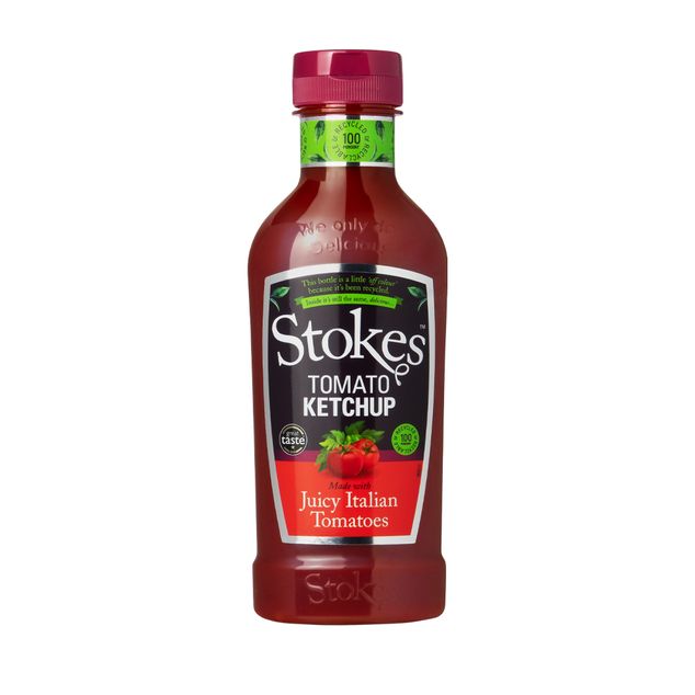 Stokes Real Ketchup Squeeze flaske 485g
