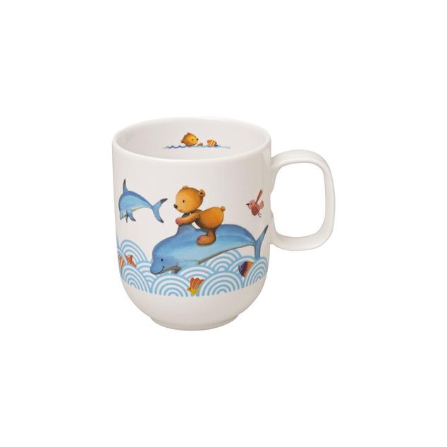 Happy as a Bear Children mug with handle large 28 cl 237g