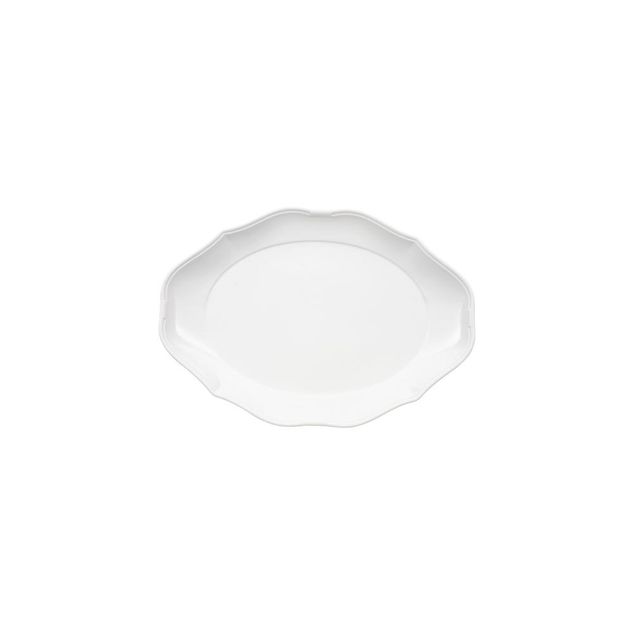 La Scala white Oval pickle dish 240x170x25mm
