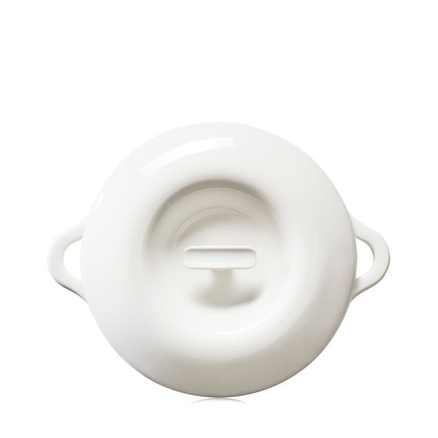 Bombance Porcelain Lid For Cocotte 26Cm Induction Oven Alabaster White