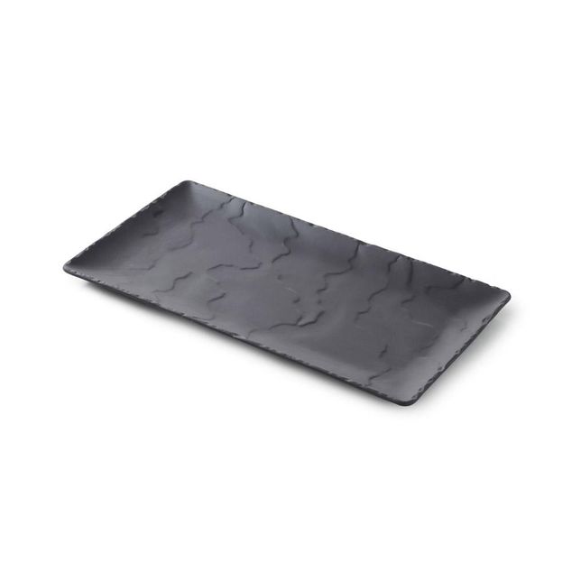 Basalt Rectangular Plate 30X16Cm Matt slate style