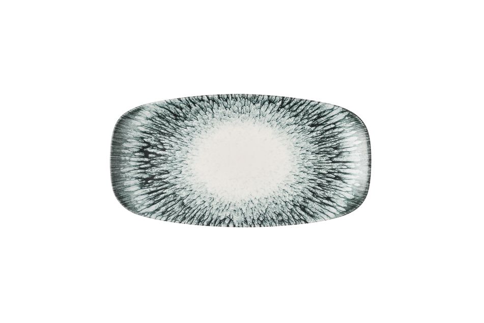 Inked Lume Black * Oblong Plate * 29.8 x 15.3cm